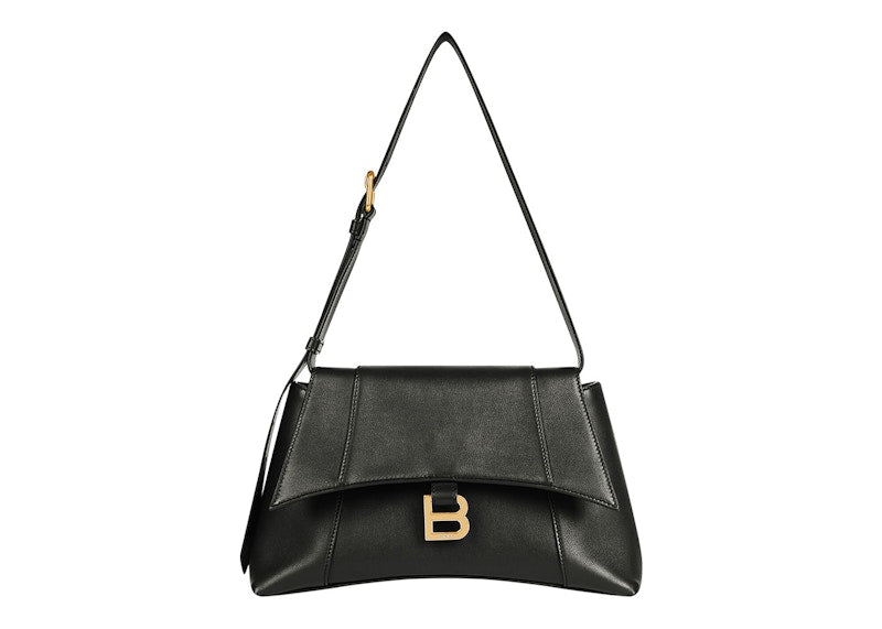 Petit sac à bandoulière Balenciaga Downtown Noir