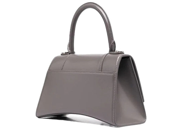 Sac à main Hourglass Balenciaga, petit modèle, gris