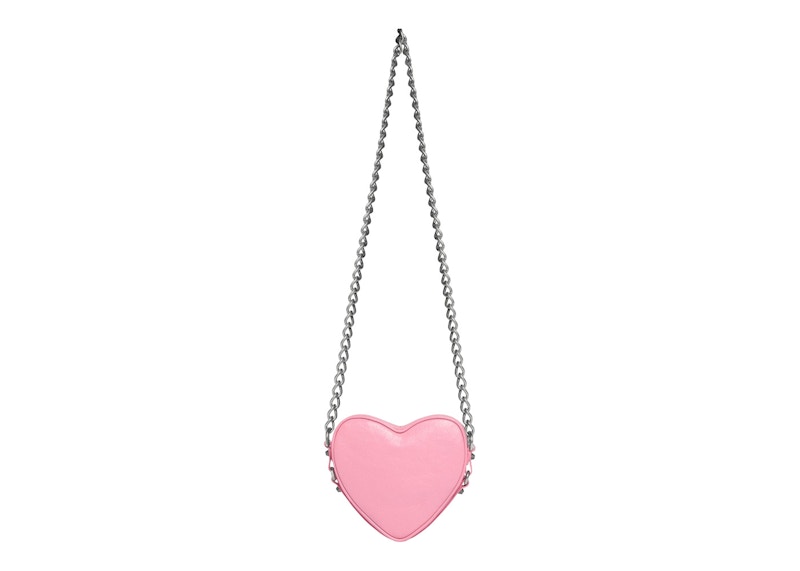 Mini sac Balenciaga Le Cagole Heart Rose