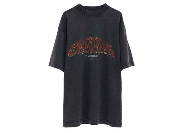 T-shirt coupe moyenne Balenciaga gris foncé