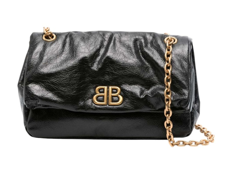 Sac à chaîne Balenciaga Monaco noir