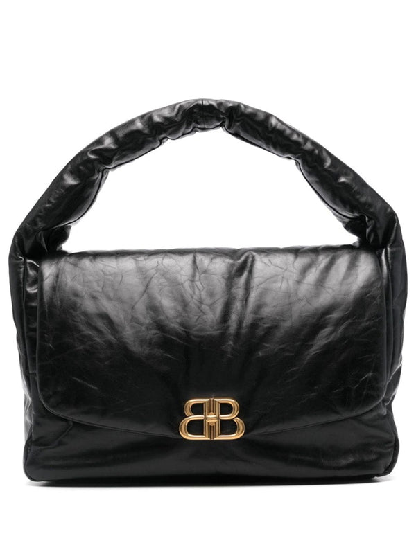 Grand sac bandoulière Balenciaga Monaco noir
