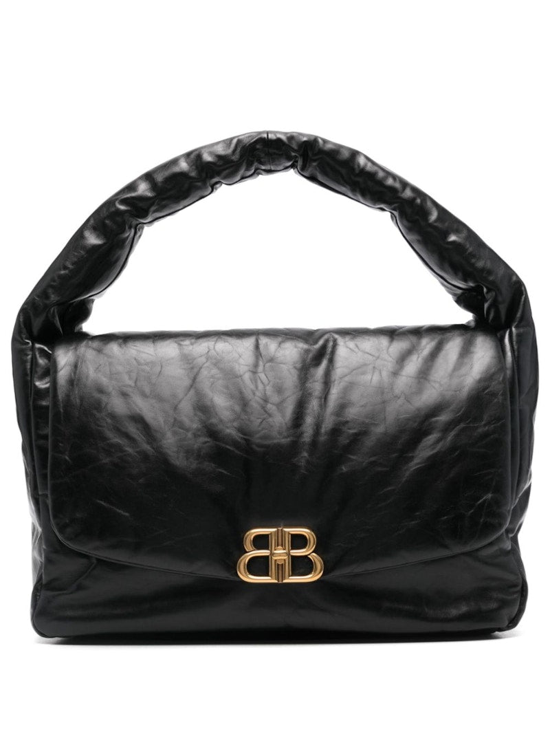 Grand sac bandoulière Balenciaga Monaco noir