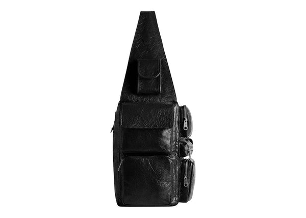 Grand sac bandoulière Balenciaga Superbusy noir