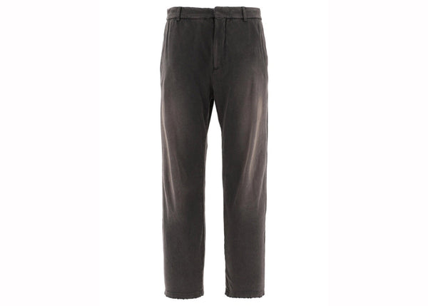 Pantalon en maille de coton usé Balenciaga noir 