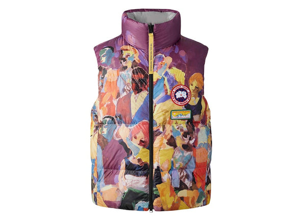 Gilet réversible Canada Goose x NBA x KidSuper Studios à imprimé foule 