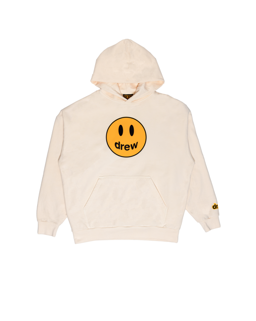 Sweat à capuche mascotte de la maison Drew crème