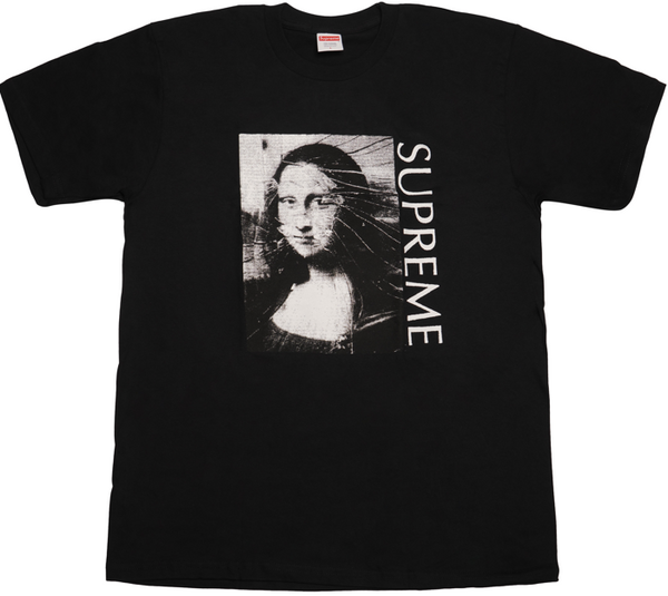 T-shirt Supreme Mona Lisa noir
