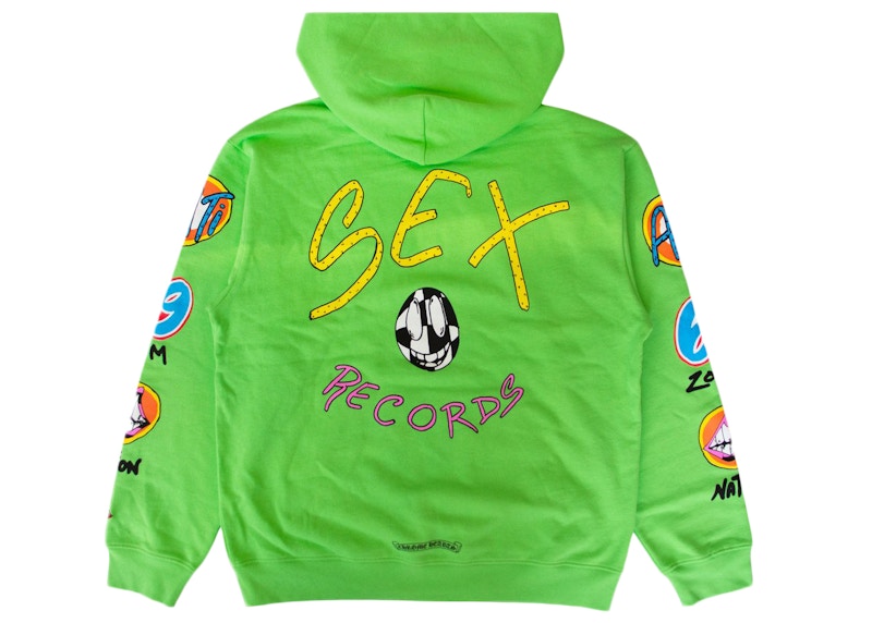 Sweat à capuche Chrome Hearts Matty Boy Sex Records Citrus