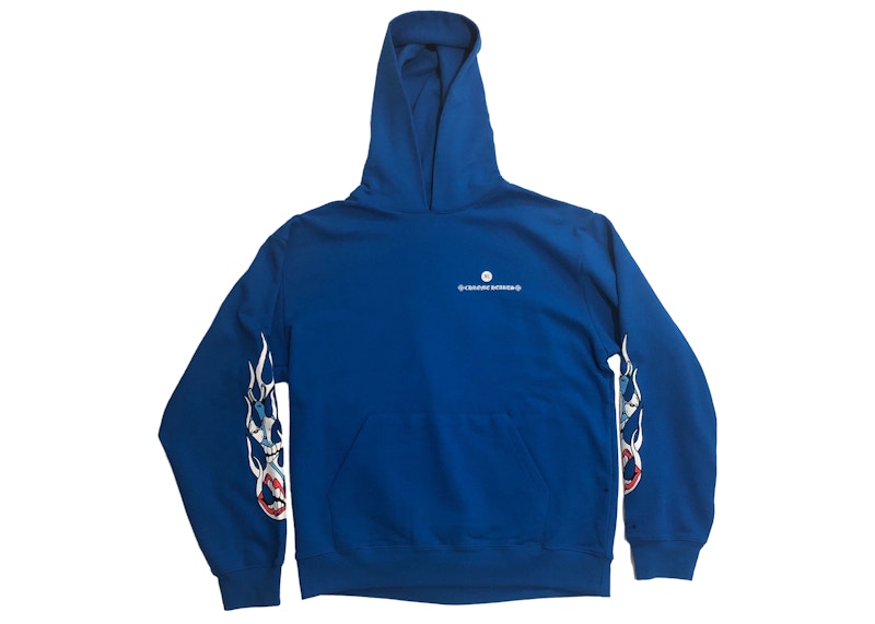 Sweat à capuche Chrome Hearts Matty Boy Space bleu