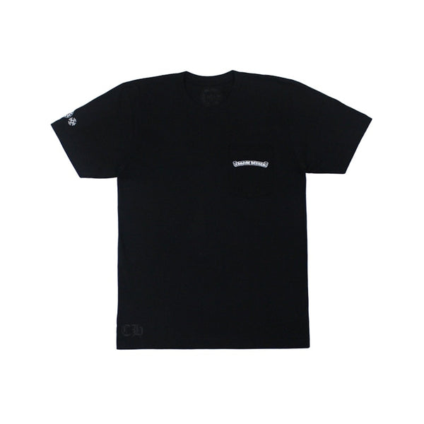 T-shirt croix multicolore Chrome Hearts noir