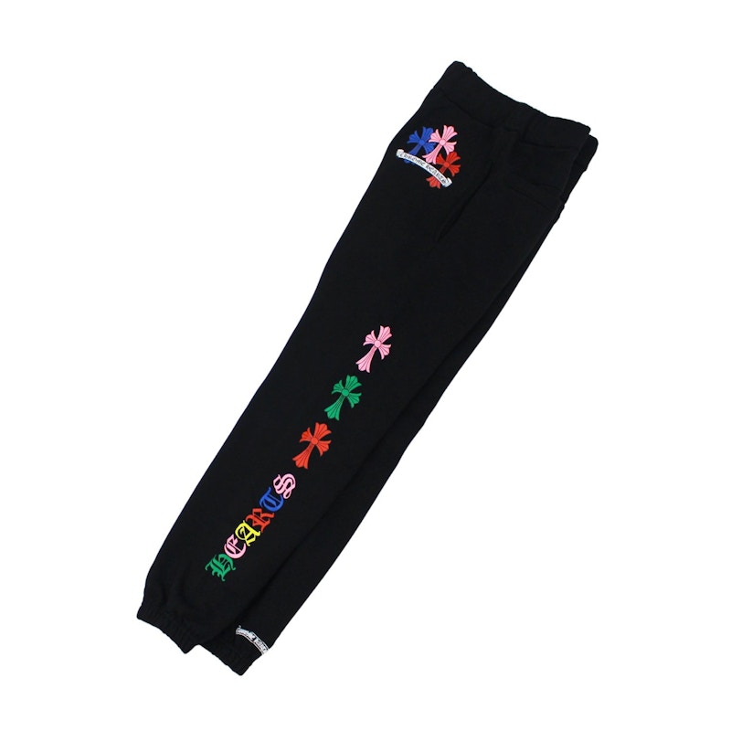 Chrome Hearts Multicolor Cross Jogginghose Schwarz