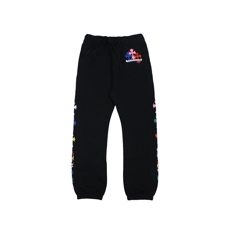 Chrome Hearts Multicolor Cross Jogginghose Schwarz