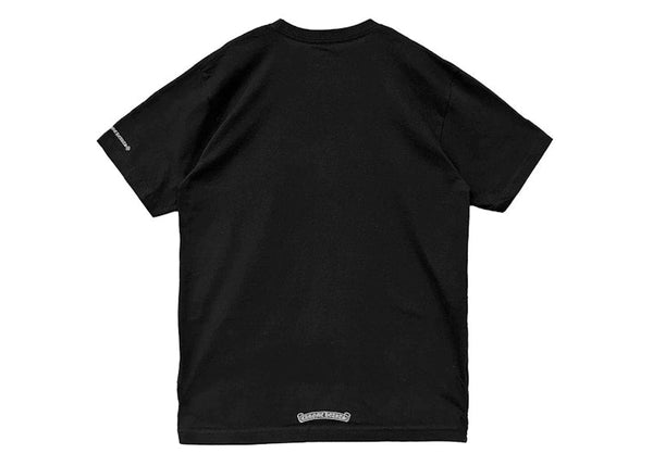 T-shirt ras du cou à manches courtes et poche Chrome Hearts noir