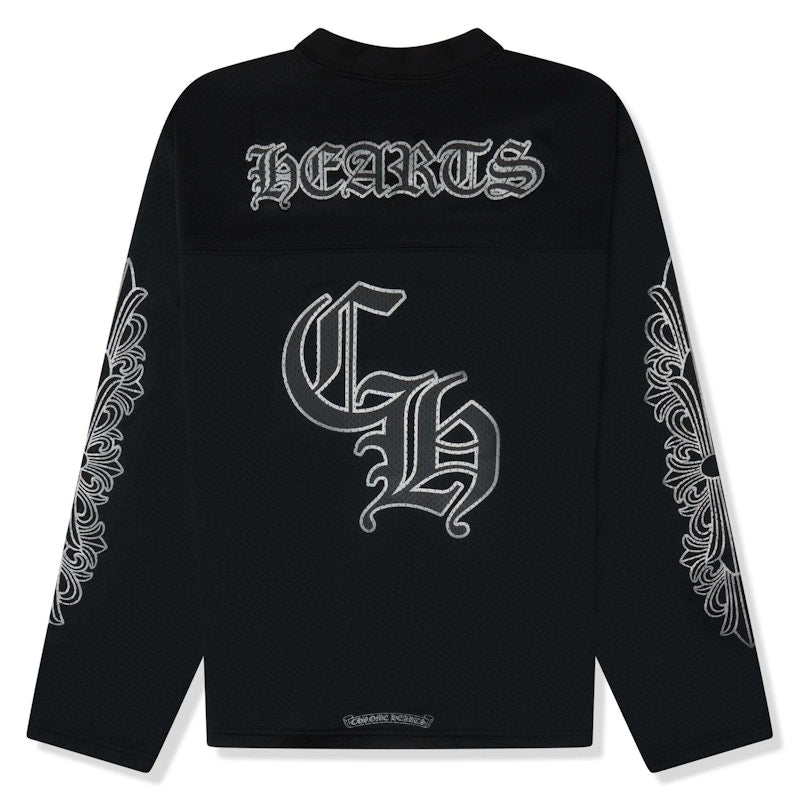 Maillot à manches longues Chrome Hearts Stadium Mesh noir