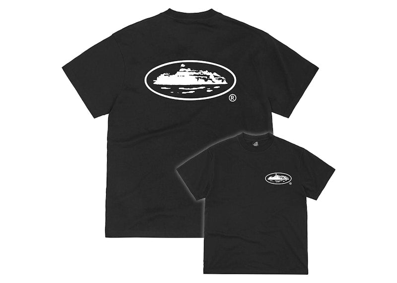 Corteiz OG Island Logo Tee Black