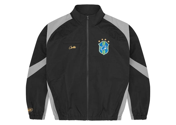 Corteiz Olympic Shuku Brasil Jacket Black/Black