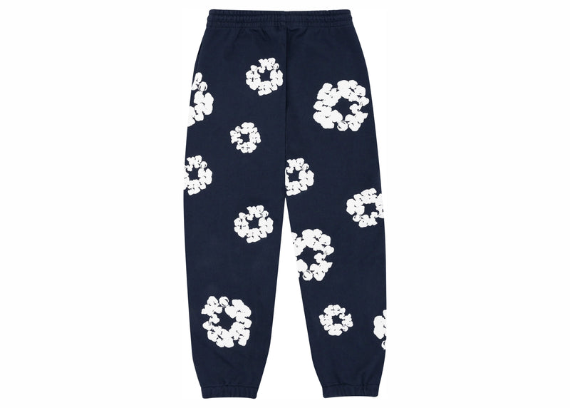 Pantalon de survêtement Denim Tears The Cotton Wreath bleu marine