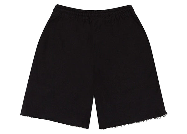 Short de survêtement universitaire en denim noir Denim Tears