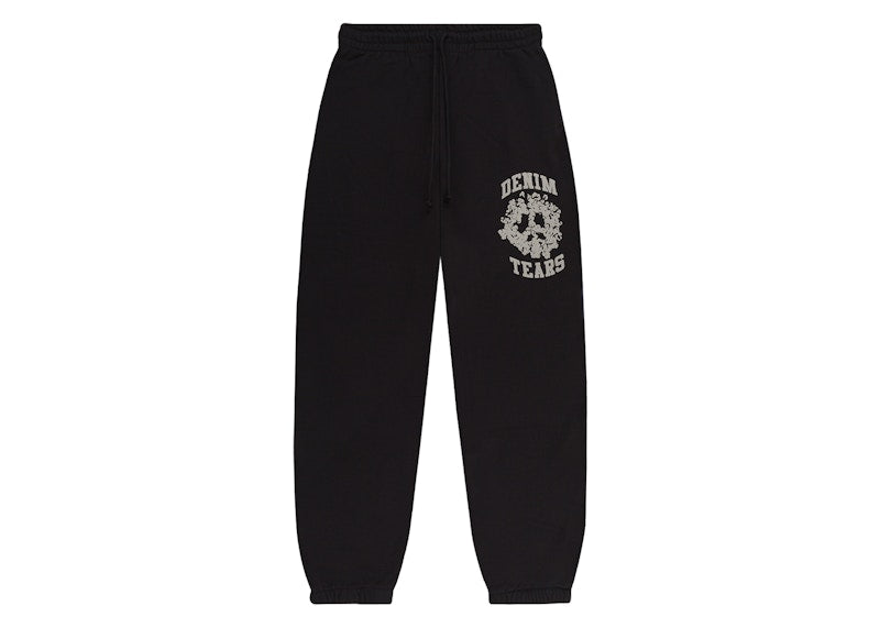 Pantalon de survêtement universitaire en denim Denim Tears (SS24) Noir