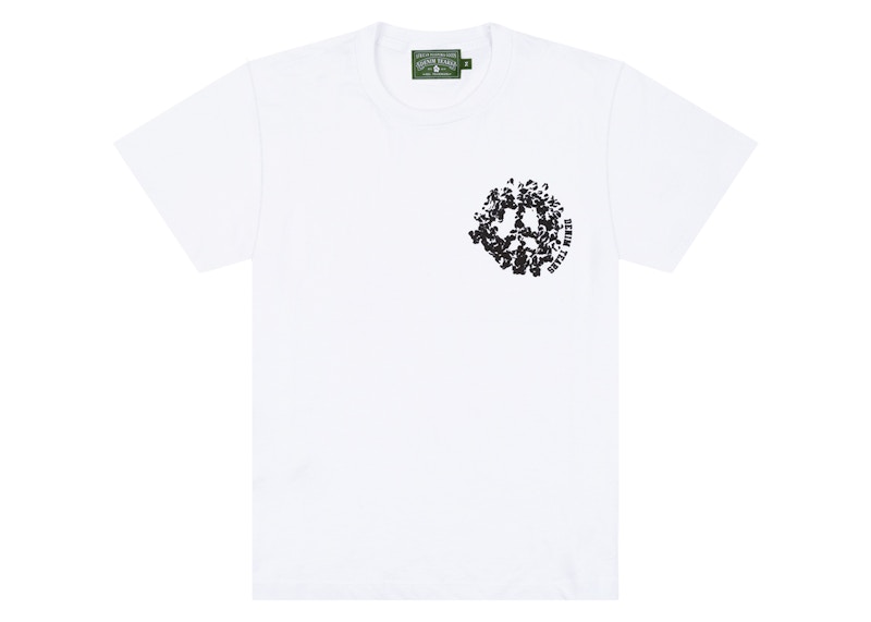 T-shirt universitaire en denim Denim Tears (SS24) Blanc