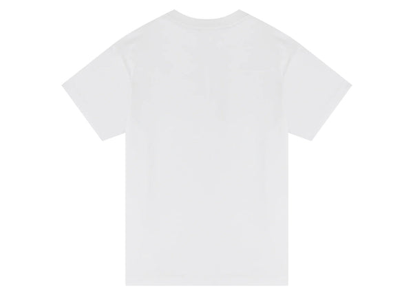 T-shirt universitaire en denim blanc Denim Tears