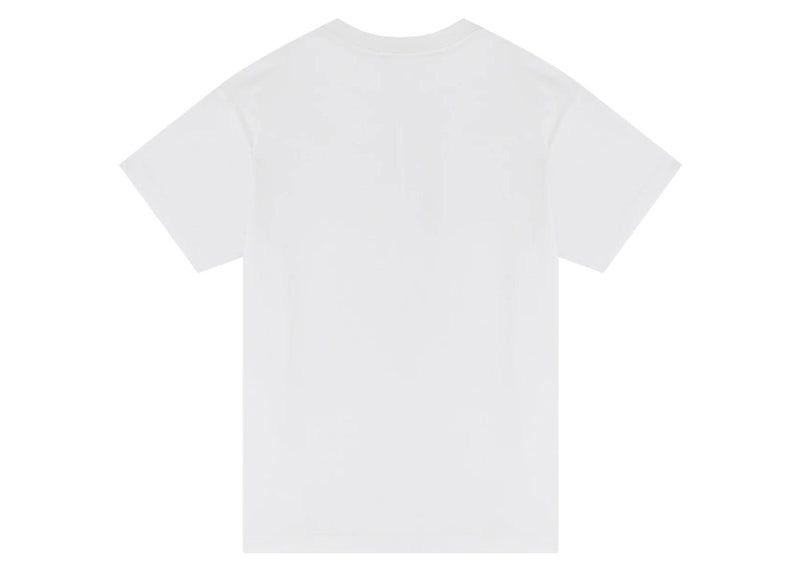 T-shirt universitaire en denim blanc Denim Tears