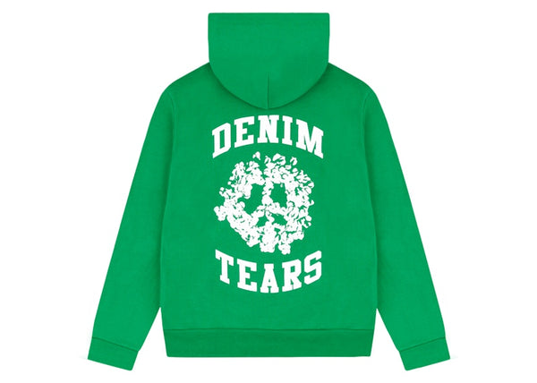Sweat à capuche zippé Denim Tears Denim University Vert