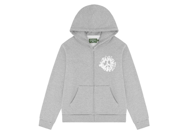 Sweat à capuche zippé Denim Tears Denim University Gris