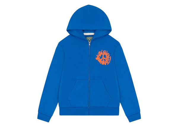 Sweat à capuche zippé Denim Tears Denim University bleu roi