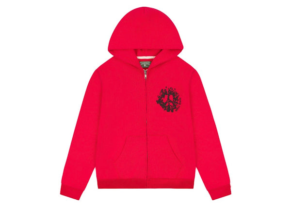 Sweat à capuche zippé Denim Tears Denim University (SS24) Rouge