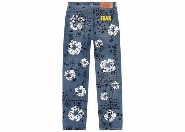 Denim Tears Irak Tears 501 Jean Vintage Blue Light Wash