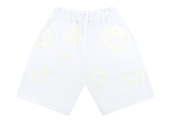 Denim Tears Mono Cotton Wreath Shorts White