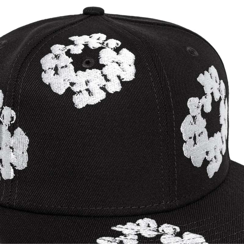 Casquette Denim Tears New Era Cotton Wreath 59/50 noire