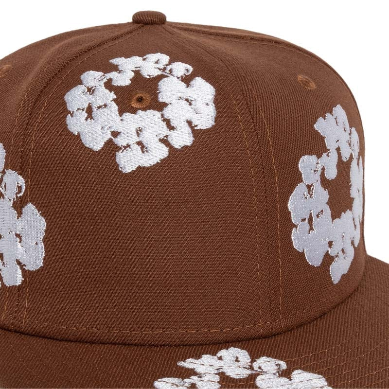 Casquette Denim Tears New Era Cotton Wreath 59/50 marron