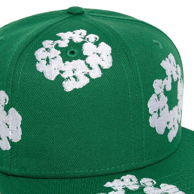 Casquette Denim Tears New Era Cotton Wreath 59/50 Vert