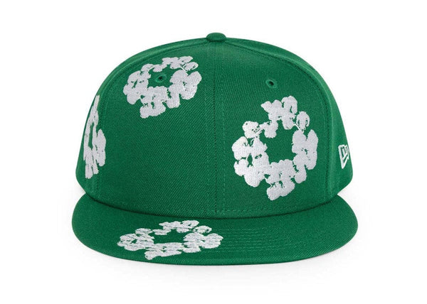 Casquette Denim Tears New Era Cotton Wreath 59/50 Vert
