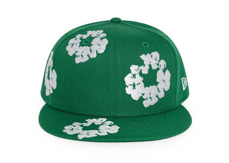 Casquette Denim Tears New Era Cotton Wreath 59/50 Vert