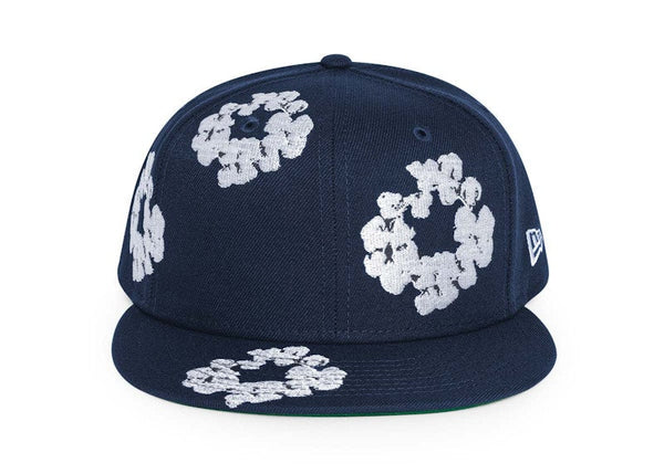 Casquette Denim Tears New Era Cotton Wreath 59/50 Bleu marine