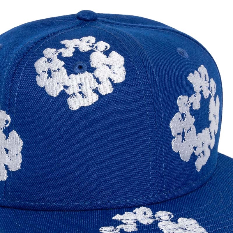 Casquette Denim Tears New Era Cotton Wreath 59/50 Bleu roi