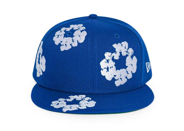 Casquette Denim Tears New Era Cotton Wreath 59/50 Bleu roi