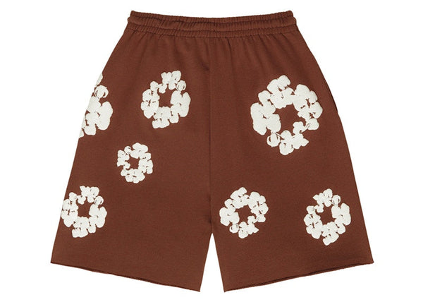 Denim Tears The Cotton Wreath Shorts Brown