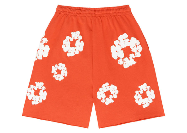 Denim Tears The Cotton Wreath Shorts Orange