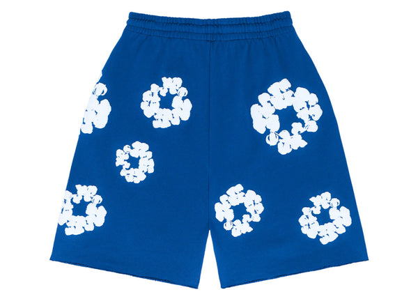 Denim Tears The Cotton Wreath Shorts Royal Blue