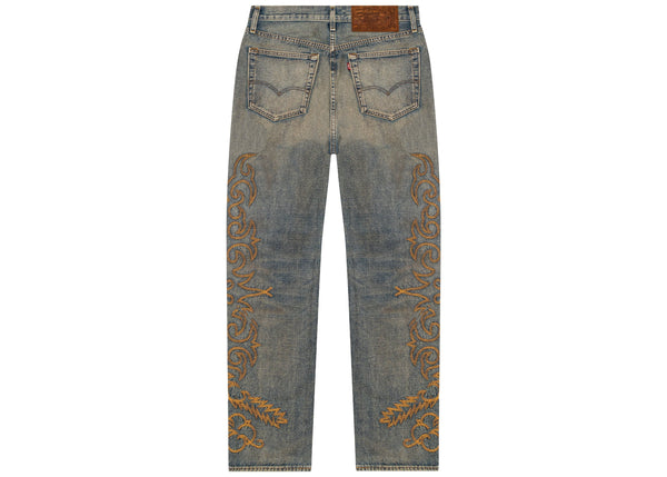 Jean Denim Tears Western Cotton Stitch 501 Selvedge Denim