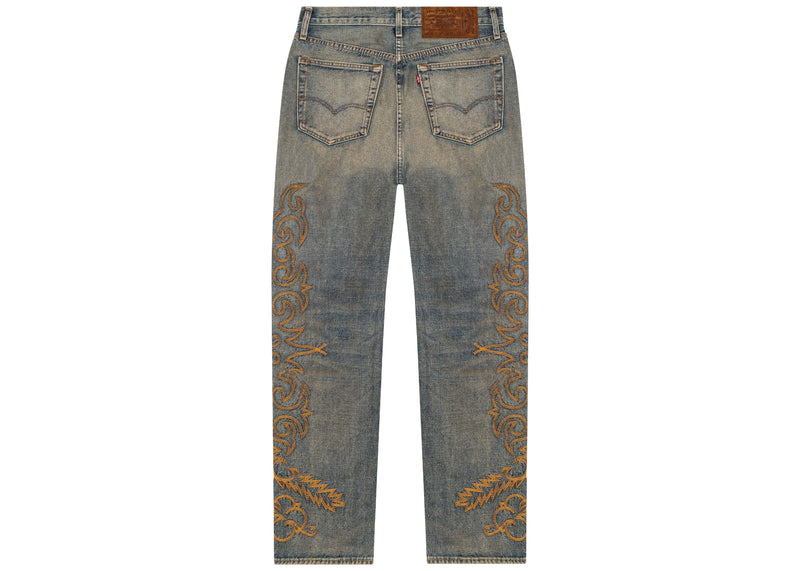Jean Denim Tears Western Cotton Stitch 501 Selvedge Denim