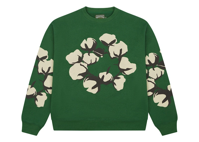 Pull ras du cou Denim Tears x CPFM Cactus Tears Vert