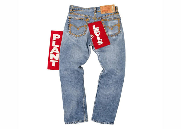 Jean Denim Tears x Cactus Plant Flea Market x Levi's ComplexCon Denim Bleu