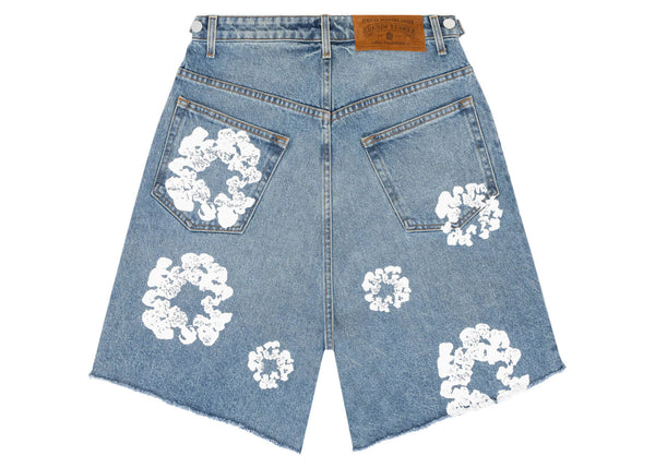 Jean court Denim Tears x Levi's The Cotton Wreath, délavage clair