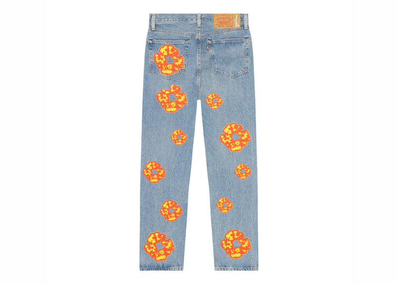 Denim Tears x Offset 501 Jeans in heller Waschung